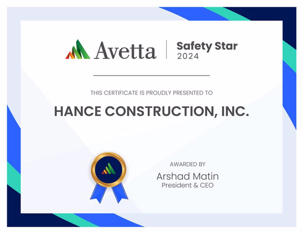 Avetta Safety Star Award